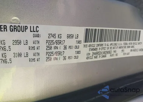 2010 Chrysler Town & Country Touring from USA, damaged, VIN 2A4RR5DX1AR290963